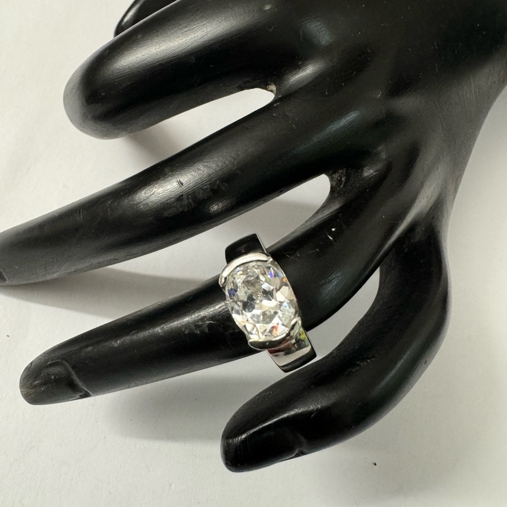 2 Cttw Sterling Silver 925 Solitaire Ring - Picture 10 of 10